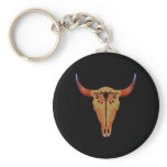 BUFFALO SKULL KEY CHAIN