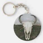 Buffalo Skull Keychains