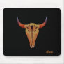 BUFFALO SKULL MOUSE PAD