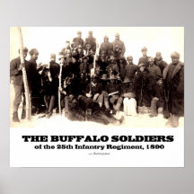 Buffalo Soldiers of the 25th Regiment Print