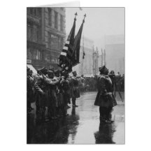 "Buffalo" Soldiers Returning Colors - 1919 Greeting Cards