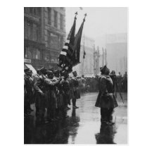 "Buffalo" Soldiers Returning Colors - 1919 Post Card