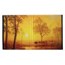 Buffalo Sunset on the Mountain iPad 3 Case iPad Cases