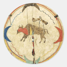 Buffalo Warrior Shield Sticker