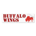 Buffalo Wings Bumper Stickers