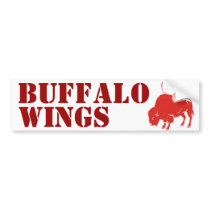 Buffalo Wings bumper stickers by azac69 Buffalo Wings bumper stickers