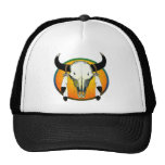 bufflalo skull trucker hats