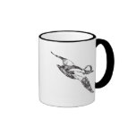 Bufflehead Sketch Ringer Mug