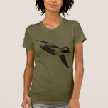 Bufflehead Sketch Women\'s American Apparel Fine Jersey Short Sleeve T-Shirt