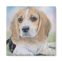 Buffy the Beagle Fridge Magnets