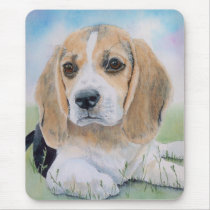 Buffy the Beagle Mouse Pads