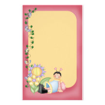 Bug and Butterflies Custom Stationery
