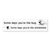 Bug bumper sticker (light)