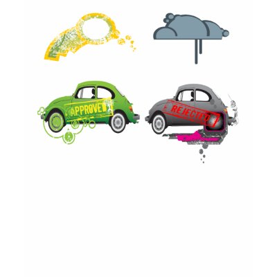 BUG Car T-Shirt by Dapixara