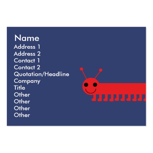 Bug - Chubby Business Card (front side)