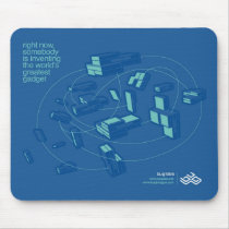 BUG Cloud Mousepad - blue