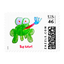 Bug Eater! stamp