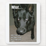 Bug-eyed dog mousepad