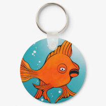 Bug-Eyed Goldfish keychains