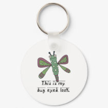 Bug Eyed Look Butterfly keychains