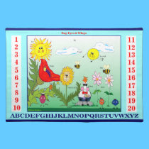 Bug-Eyes & Wings Educational Placemats For Kids placemats