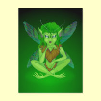 Bug Fairy Postcard postcards