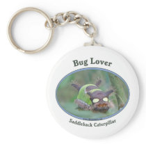 Bug Lover Saddleback Caterpillar Keychain