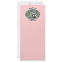 Bug Lover Saddleback Caterpillar rack cards by HappyDoggies Bug Lover Saddleback Caterpillar rack cards