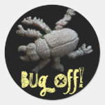Bug Off! Beatle Classic Round Sticker