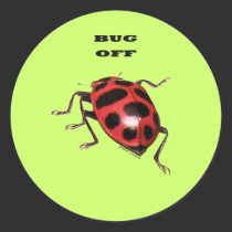 BUG OFF - Beetle Sticker