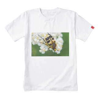 Bug on a white flower macro zazzle HEART T-Shirt
