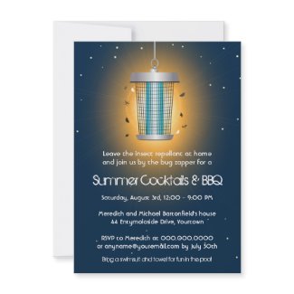 Bug Zapper Summer Party Invitation