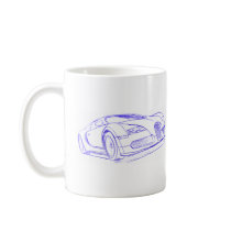 Bugatti Veyron Sketch mugs