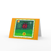 Buggers of fun Ladybug birthday card