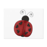 0 - Buggin' You Again - country critters for the garden lover. Cute and whimsical ladybug with heart-shaped dots and curly antennae. Created using artwork by Country Life Graphics.: Sizes  Available colors: 0