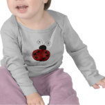 infant_longsleeve - Buggin' You Again - country critters for the garden lover. Cute and whimsical ladybug with heart-shaped dots and curly antennae. Created using artwork by Country Life Graphics.: Sizes s,m,l,xl Available colors: white