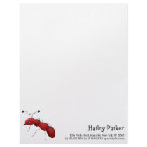 Buggin' You Again · Red Ant Letterhead Design