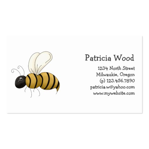 Buggin' You · Bee Business Cards