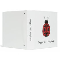 Buggin' You · Ladybug Hearts 3 Ring Binders