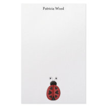 Buggin' You · Ladybug Hearts Custom Stationery