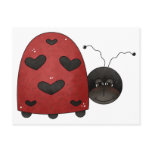 0 - Buggin' You too - country critters for the garden lover. A whimsical and smiling red ladybug with heart-shaped black dots. Created using artwork by Country Life Graphics.: Sizes  Available colors: 0