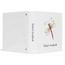 Buggin' You Too · Red Dragonfly Vinyl Binder