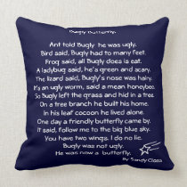 Buggly the butterfly, bedtime story pillow pillows