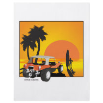 Buggy and Surfer Flyer Design
