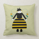 Buggy Martzkin Honey Bee American MoJo Pillows pillows