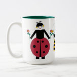 Buggy Martzkin Ladybug & Honey Bee Mug mugs