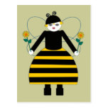 Buggy Martzkins Honey Bee Postcard postcards