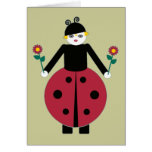 Buggy Martzkins Ladybug Greeting Card cards