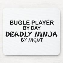 Bugle Deadly Ninja by Night mousepads
