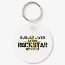 Bugle Player Rock Star by Night keychains